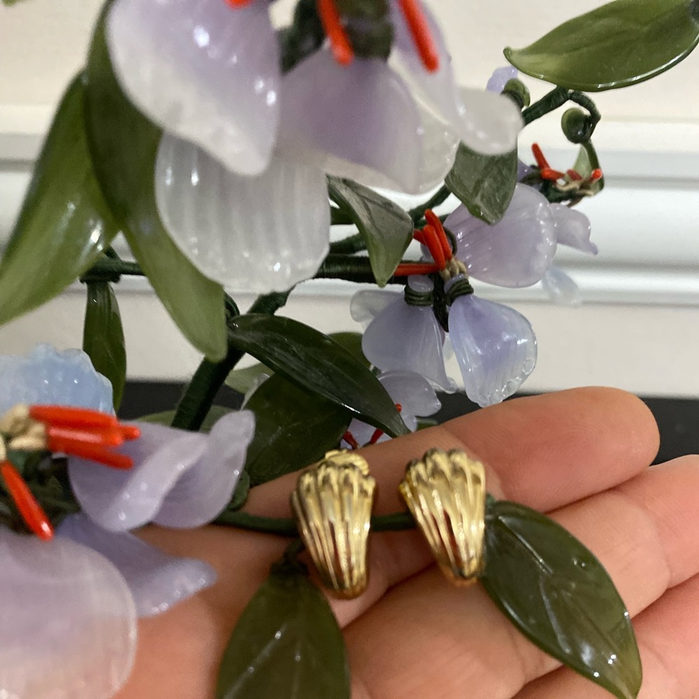 Christian Dior Germany Gold Tone earrings - Picture 2 of 7